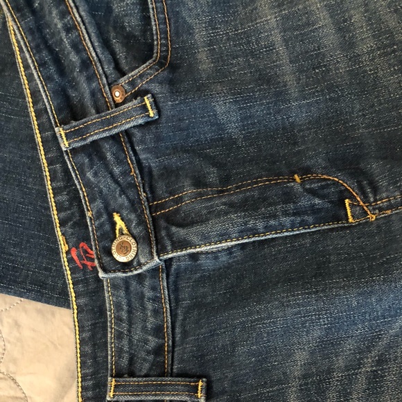 FRX low rise boot cut jeans medium blue wash - Picture 9 of 9